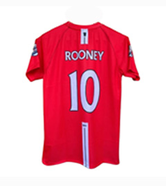wayne rooney manchester united home soccer jersey